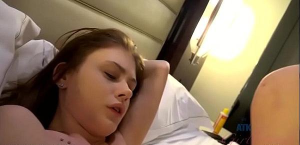  Hannah Hays sucks the cum out of your cock (POV Style)